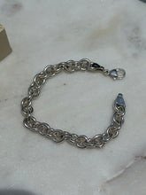 Load image into Gallery viewer, Sterling Silver Cable Link Bracelet 7”
