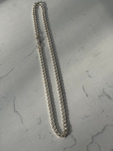Load image into Gallery viewer, Italian Vintage Cuban Link Sterling Silver Chain 20”
