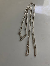 Load image into Gallery viewer, Vintage Paper Clip Sterling Silver Necklace
