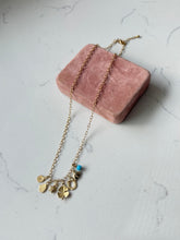Load image into Gallery viewer, All The Luck You Can Get Gold Vermeil Charm Necklace 18”
