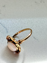 Load image into Gallery viewer, Antique 10k Gold Opal Ring Size 6.75
