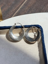 Load image into Gallery viewer, Vintage Sterling Silver Hoops
