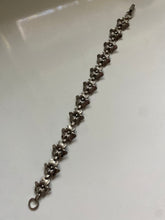 Load image into Gallery viewer, Antique Flower Sterling Silver Bracelet

