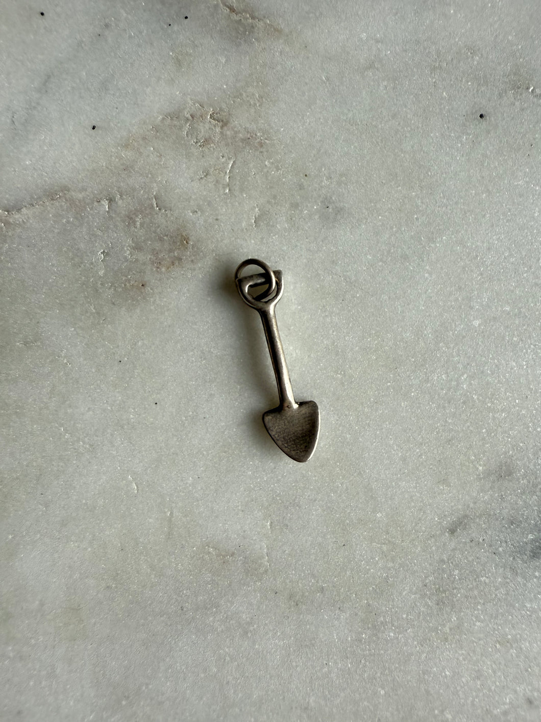 Mini Shovel Sterling Silver Charm