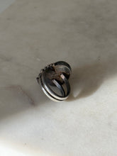Load image into Gallery viewer, Vintage Malachite Sterling Silver Ring Size 7
