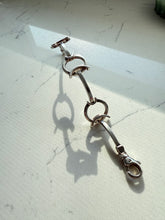 Load image into Gallery viewer, Chunky Solid Sterling Silver Horsebit Bracelet
