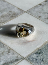 Load image into Gallery viewer, Yellow Citrine Sterling Silver Ring Size 6.25
