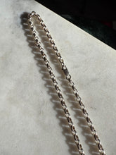 Load image into Gallery viewer, Vintage Rolo Link Sterling Silver Necklace 18”
