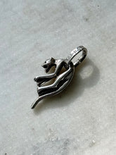 Load image into Gallery viewer, Hanging Panther Sterling Silver Pendant
