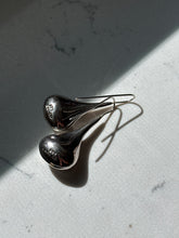 Load image into Gallery viewer, Mexico Vintage Sterling Silver Large Teardrop Earrings
