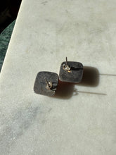 Load image into Gallery viewer, Porcelain Painted Sterling Silver Push Back Earrings
