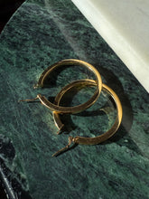Load image into Gallery viewer, Italian Gold Vermeil Classic Hoops
