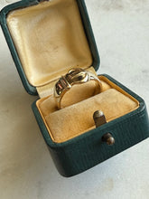 Load image into Gallery viewer, Antique 9k Gold Buckle Ring Size 7
