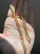 Load image into Gallery viewer, Italian Vintage Semi-Solid 10k Yellow Gold Franco Chain 22”
