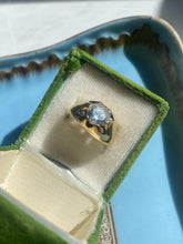 Load image into Gallery viewer, Antique 12k Gold Fill Buttercup Belcher Ring
