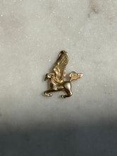 Load image into Gallery viewer, Vintage Solid 14k Gold Pegasus Pendant
