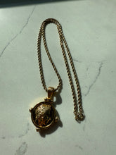 Load image into Gallery viewer, Gold Vermeil Coin Rope Necklace 18”
