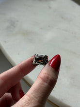 Load image into Gallery viewer, Cabochon Topaz Sterling Silver Ear Cuff
