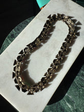 Load image into Gallery viewer, Vintage 1980s Gripoix Style Cabochon Chunky Costume Necklace 18”

