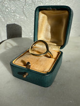 Load image into Gallery viewer, Gold Vermeil Modernist Style Ring Size 9
