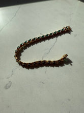 Load image into Gallery viewer, Lab Grown Emerald Gold Vermeil Tennis Bracelet
