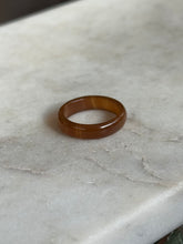 Load image into Gallery viewer, Dyed Brown Quartz Stacker Ring Size 7.5
