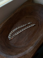 Load image into Gallery viewer, Italian Sterling Silver Cuban Link Bracelet 7.75”
