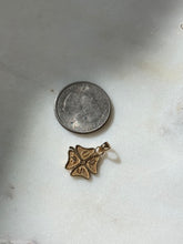 Load image into Gallery viewer, Vintage 10k Gold Clover Good Luck Pendant
