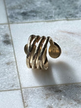 Load image into Gallery viewer, Gold Vermeil Opal Ring Size 4.75
