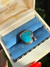 Load image into Gallery viewer, Turquoise Sterling Silver Heart Pendant
