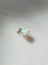 Load image into Gallery viewer, Four-Prong Solitaire Opal 10k Gold Pendant

