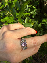 Load image into Gallery viewer, Amethyst Sterling Silver Ring Size 7.25
