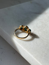 Load image into Gallery viewer, Gold Vermeil Trilogy Ring Size 8
