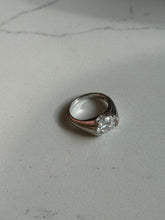 Load image into Gallery viewer, Sterling Silver Quartz Ring Size 6.75
