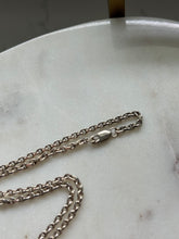 Load image into Gallery viewer, Etched Locket Sterling Silver Necklace 16”
