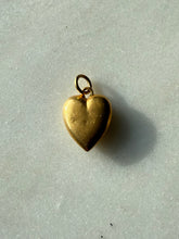 Load image into Gallery viewer, Victorian 14k Yellow Gold Starburst Set Persian Turquoise Heart Charm
