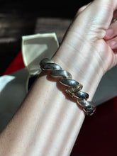 Load image into Gallery viewer, Vintage Italian Sterling Silver Jumbo San Marco Bracelet 7.25”
