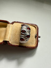 Load image into Gallery viewer, Garnet Sterling Silver Ring Size 11.5
