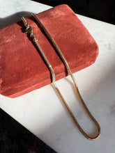 Load image into Gallery viewer, Italian Gold Vermeil Snake Chain 18”
