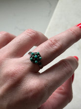 Load image into Gallery viewer, Vintage Sterling Silver Turquoise Ring Size 7
