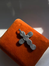 Load image into Gallery viewer, Navajo Coral Sterling Silver Cross Pendant
