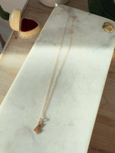 Load image into Gallery viewer, Black Enamel Articulating Terrier Dog 14k Gold Necklace
