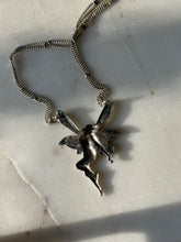 Load image into Gallery viewer, Vintage Fairy Sterling Silver Necklace
