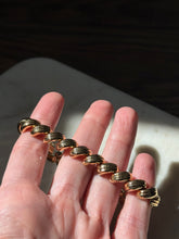 Load image into Gallery viewer, Italian Gold Vermeil San Marco Link Bracelet 7.5”
