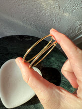 Load image into Gallery viewer, Gold Vermeil Hoop Earrings 2”
