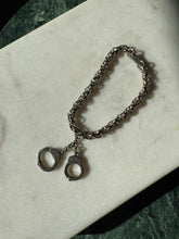 Load image into Gallery viewer, Vintage Silver Plated Handcuff Bracelet 7.5”
