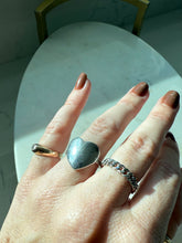 Load image into Gallery viewer, Vintage Heart Sterling Silver Ring Size 8
