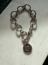 Load image into Gallery viewer, Vintage Sterling Silver Angel Charm Bracelet 8”
