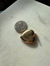 Load image into Gallery viewer, Etched Gold Fill Heart Locket
