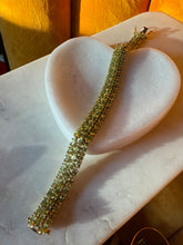 Load image into Gallery viewer, Peridot Gold Vermeil Bracelet 7.5”
